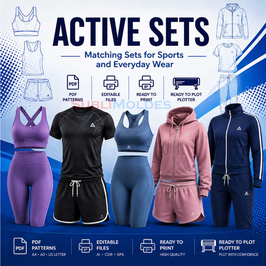 ActiveSets category sewing patterns