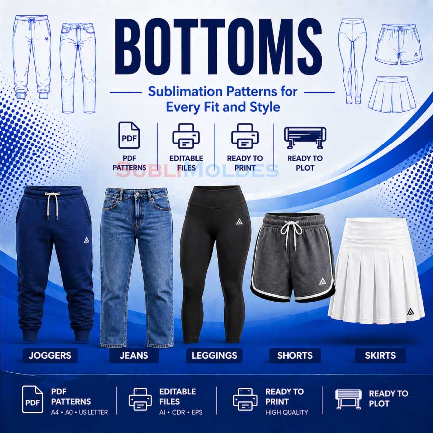 Bottoms category-sewing-patterns