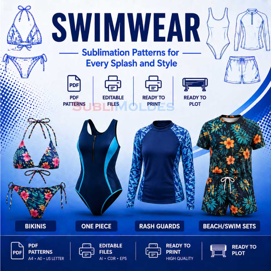 Swimwear category-sewing-patterns